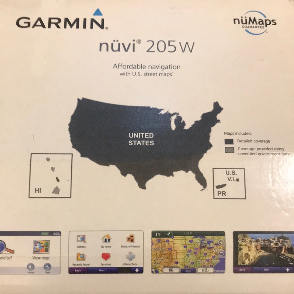 Garmin GPS nuvi 205W
